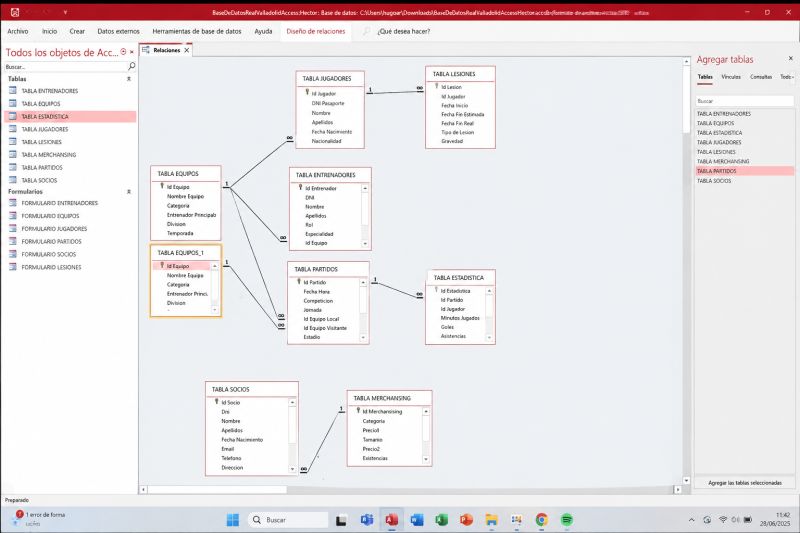 Base de datos Access